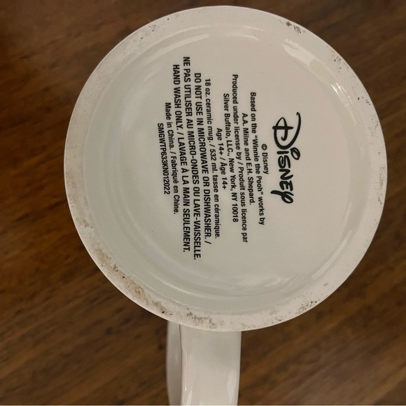 BN DISNEY WINNIE THE POOH HUNNY POT CERAMIC MUG WITH LID - Picture 6 of 10